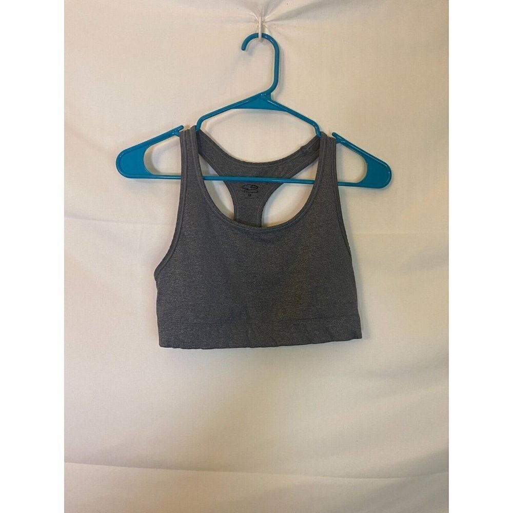 CHAMPION Women’s BRA TOP‎ WORKOUT GRAY SIZE MEDIUM